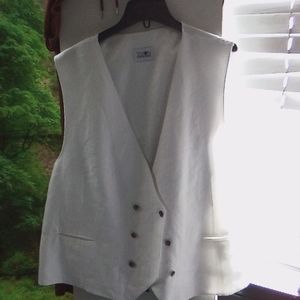 White Sport Coat Vest